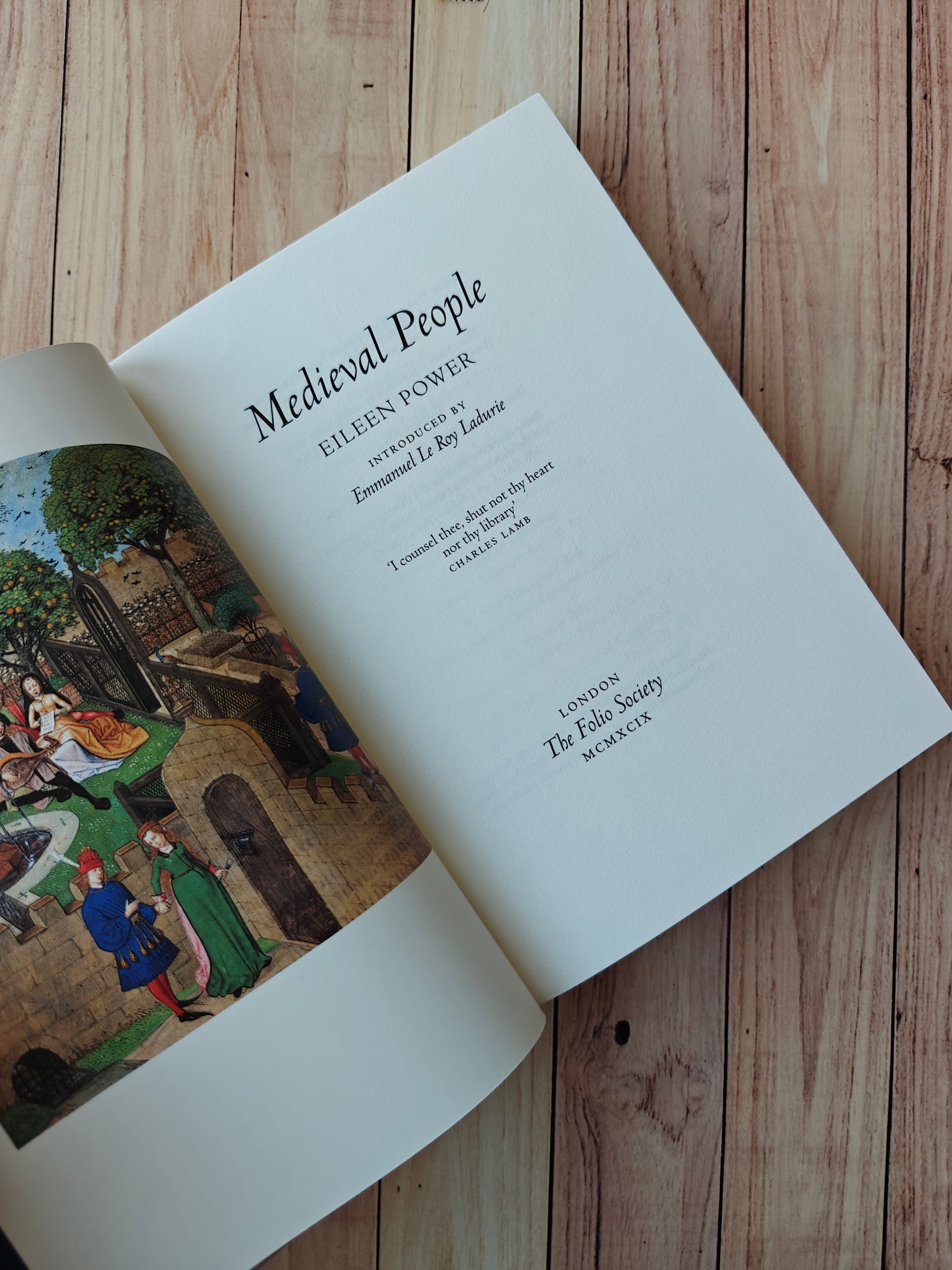 Medieval people by Eileen power - Folio Society