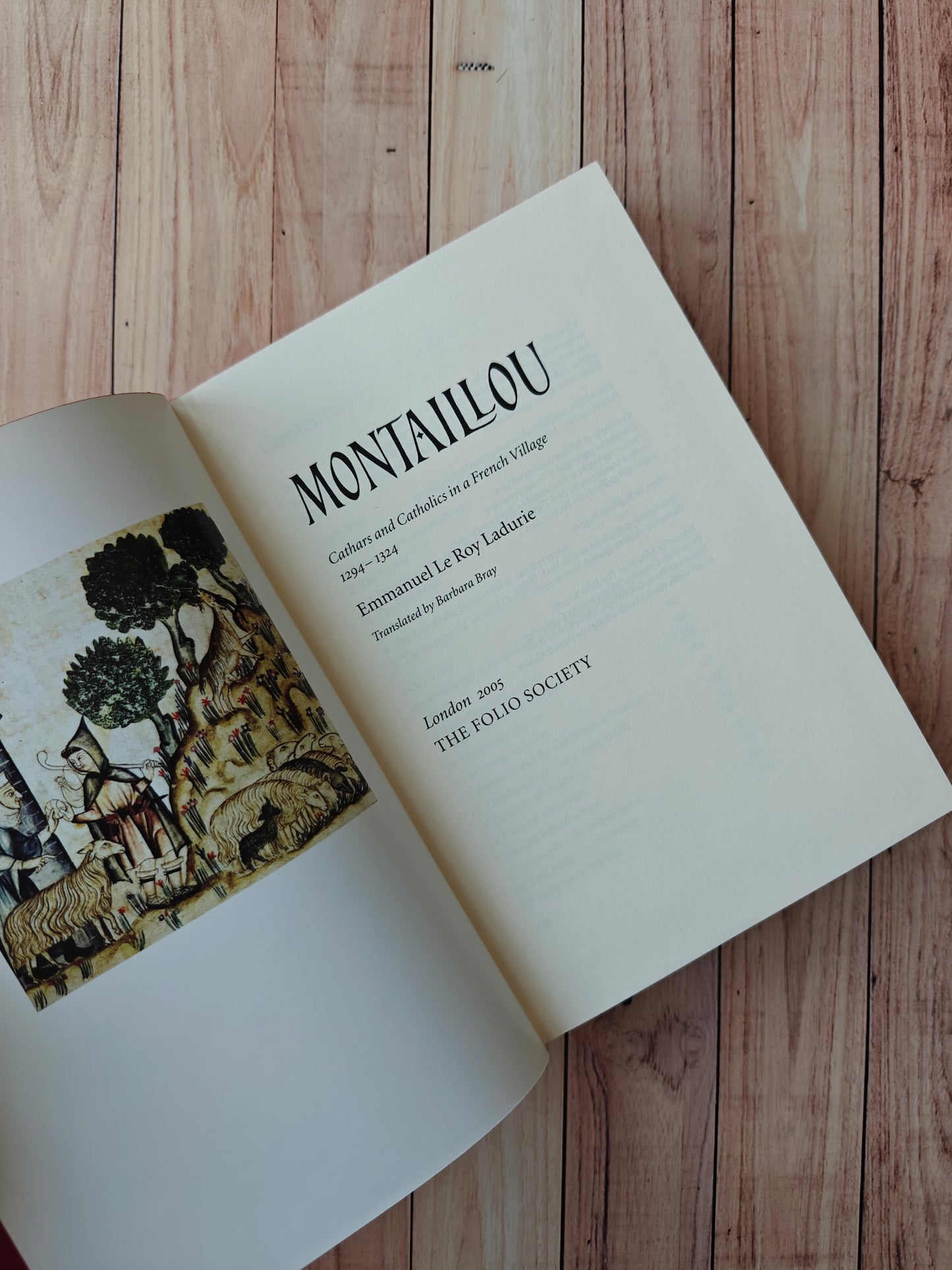 Montaillou by Emmanuel Leroy laudrie - Folio Society