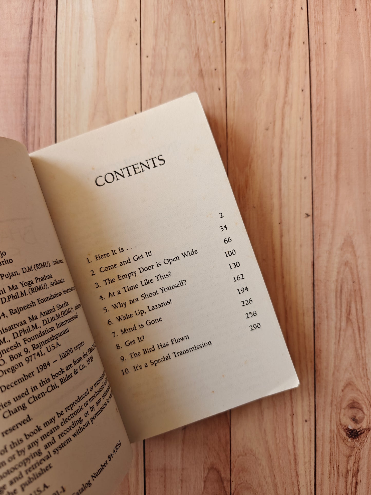 Zen : The special transmission